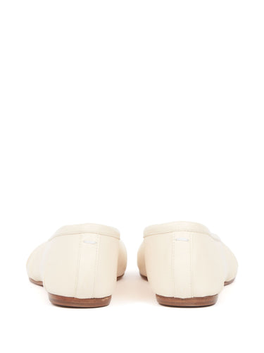 Pleated Ballerina Tabi in White from Maison Margiela