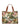 Maison Margiela - Shopper Tote Bag in Green Floral/Chestnut