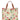 Maison Margiela - Shopper Tote Bag in Ivory Floral Chestnut