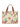 Maison Margiela - Shopper Tote Bag in Ivory Floral Chestnut