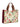 Maison Margiela - Shopper Tote Bag in Ivory Floral Chestnut