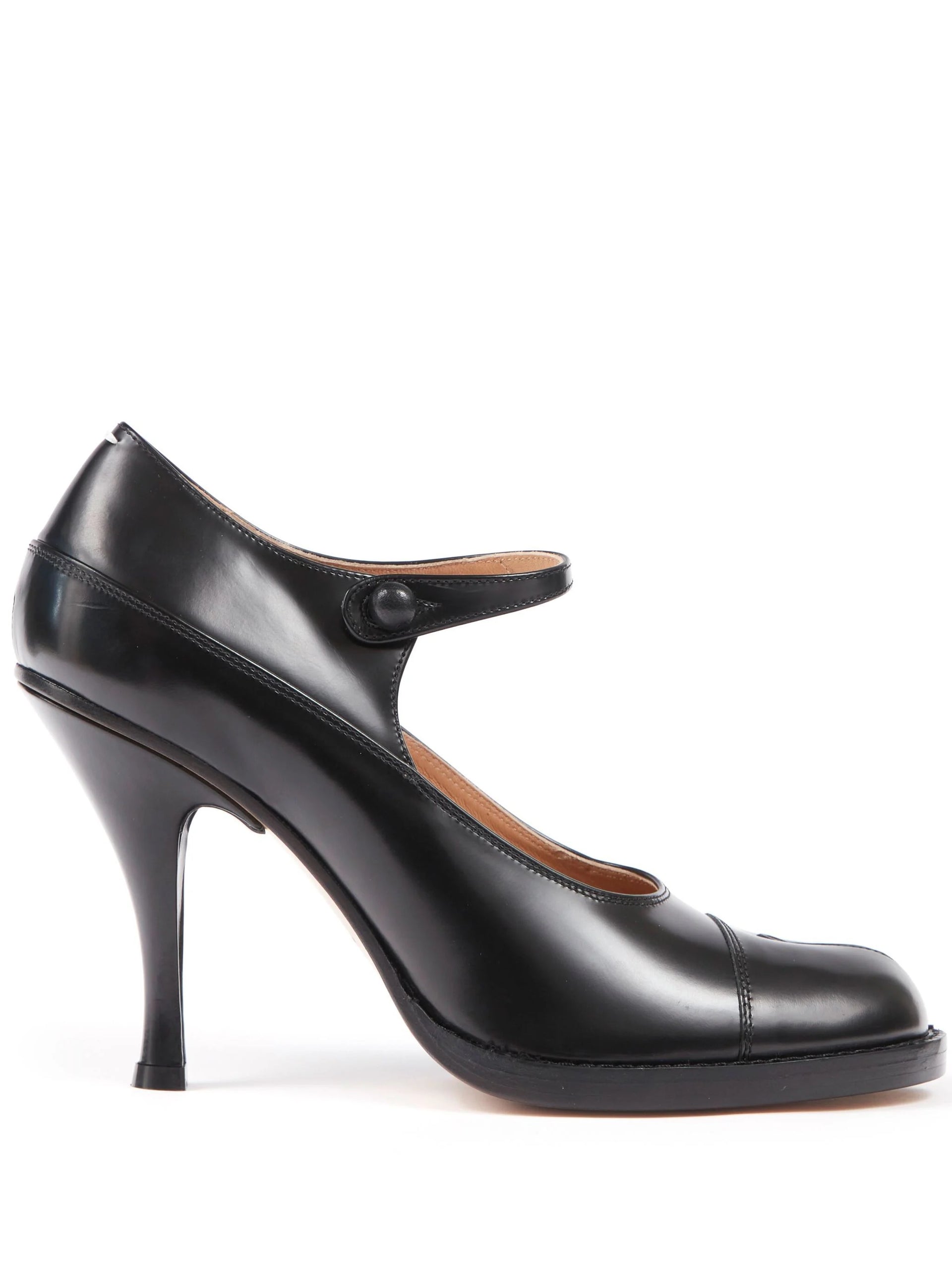 Maison Margiela │ Tabi Heels in Patent Black – Henrik Vibskov 