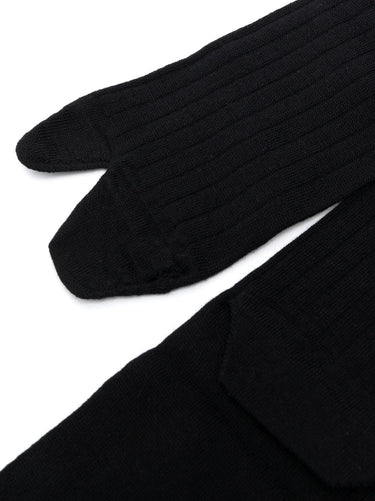 Womens Tabi Socks - Black-[-Maison Margiela-2