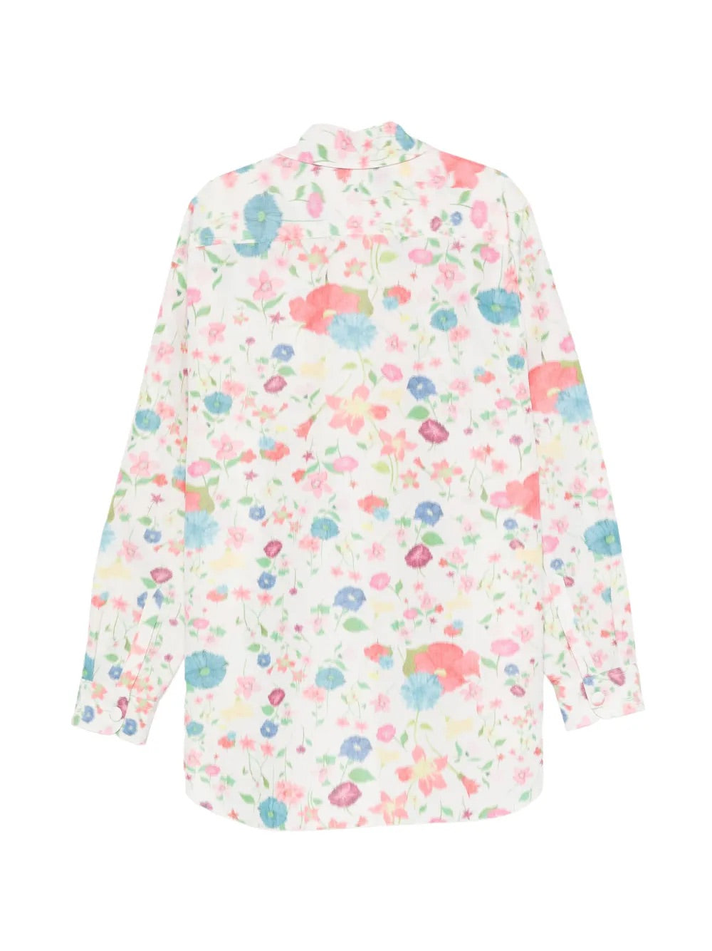 Walter Van Beirendonck floral print shirt in ecru