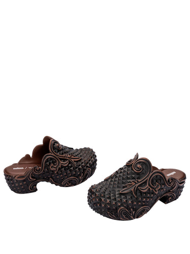 Melissa Y/Project - Court clog in brown - 3