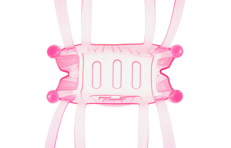 Melissa x Telfar - small jelly shopper bag in clear pink - 3