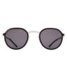 Panto Sunglasses MR001 in White Silver/Black Coolgrey Solid from Mykita x Rimowa