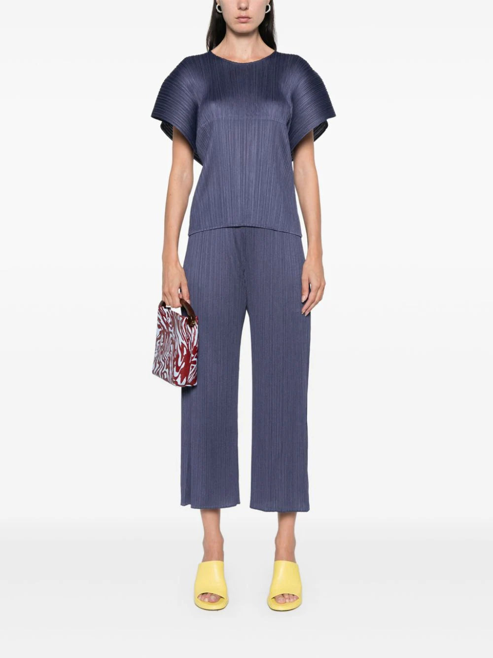 Pleats Please Issey Miyake - MC August Pants in Grayish Navy 