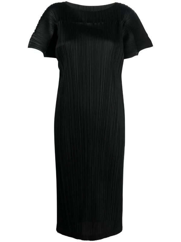 Issey Miyake Pleats Please | SS23 Route Dress in Black