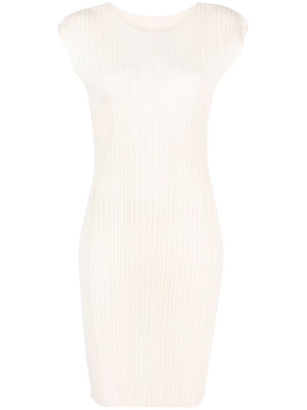 SS23 Sleeveless Dress - Light Beige