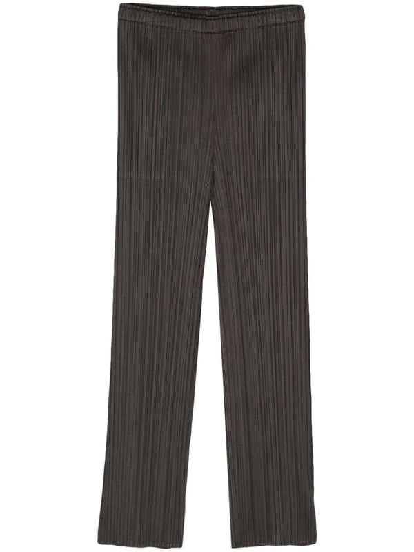 Pleats Please Issey Miyake - SS24 pleated pants in gray - 1