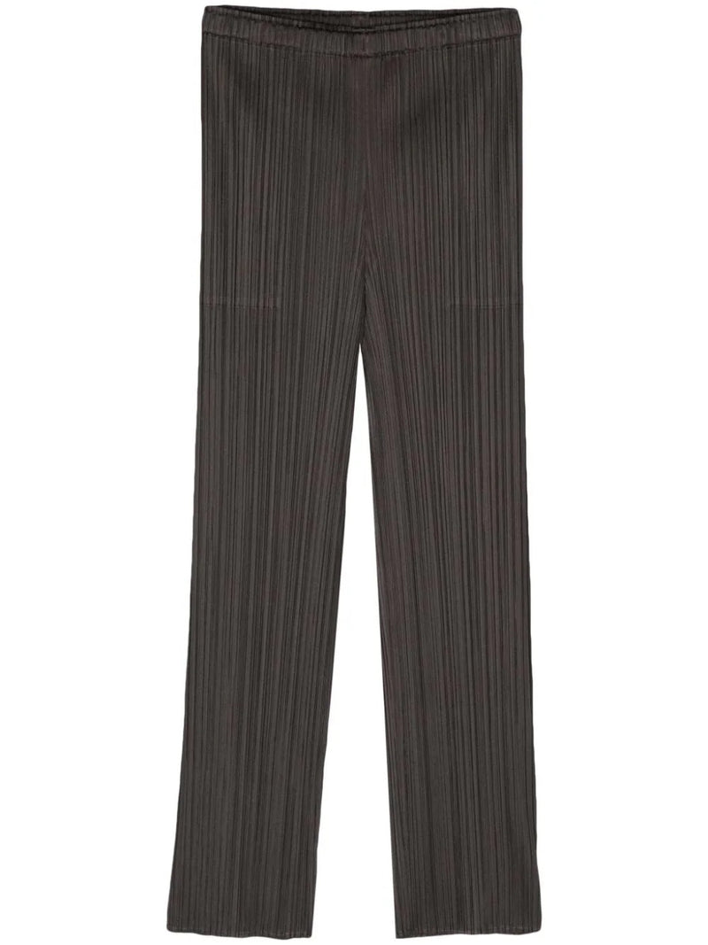 Pleats Please Issey Miyake - SS24 pleated pants in gray - 1