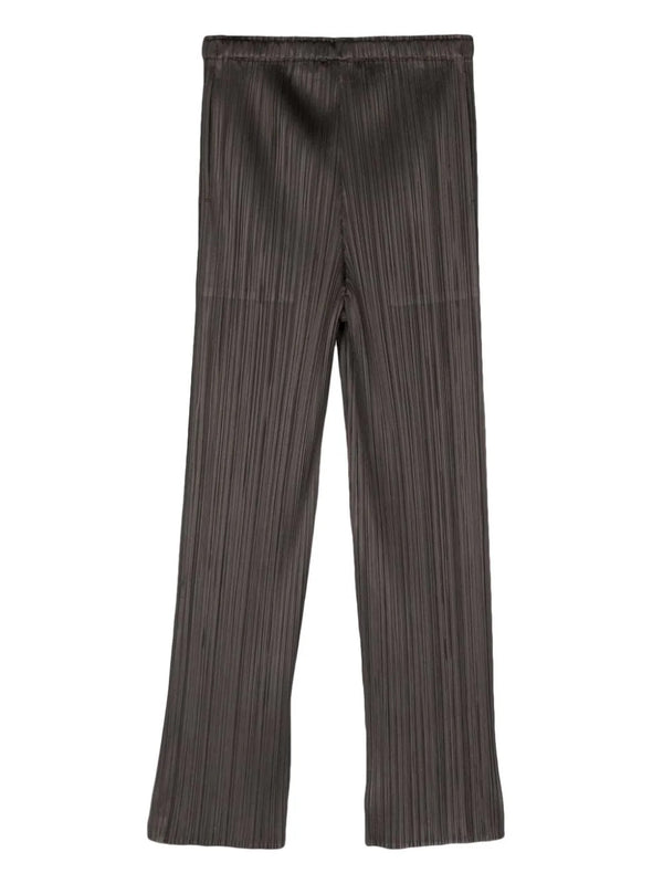 Pleats Please Issey Miyake - SS24 pleated pants in gray - 2