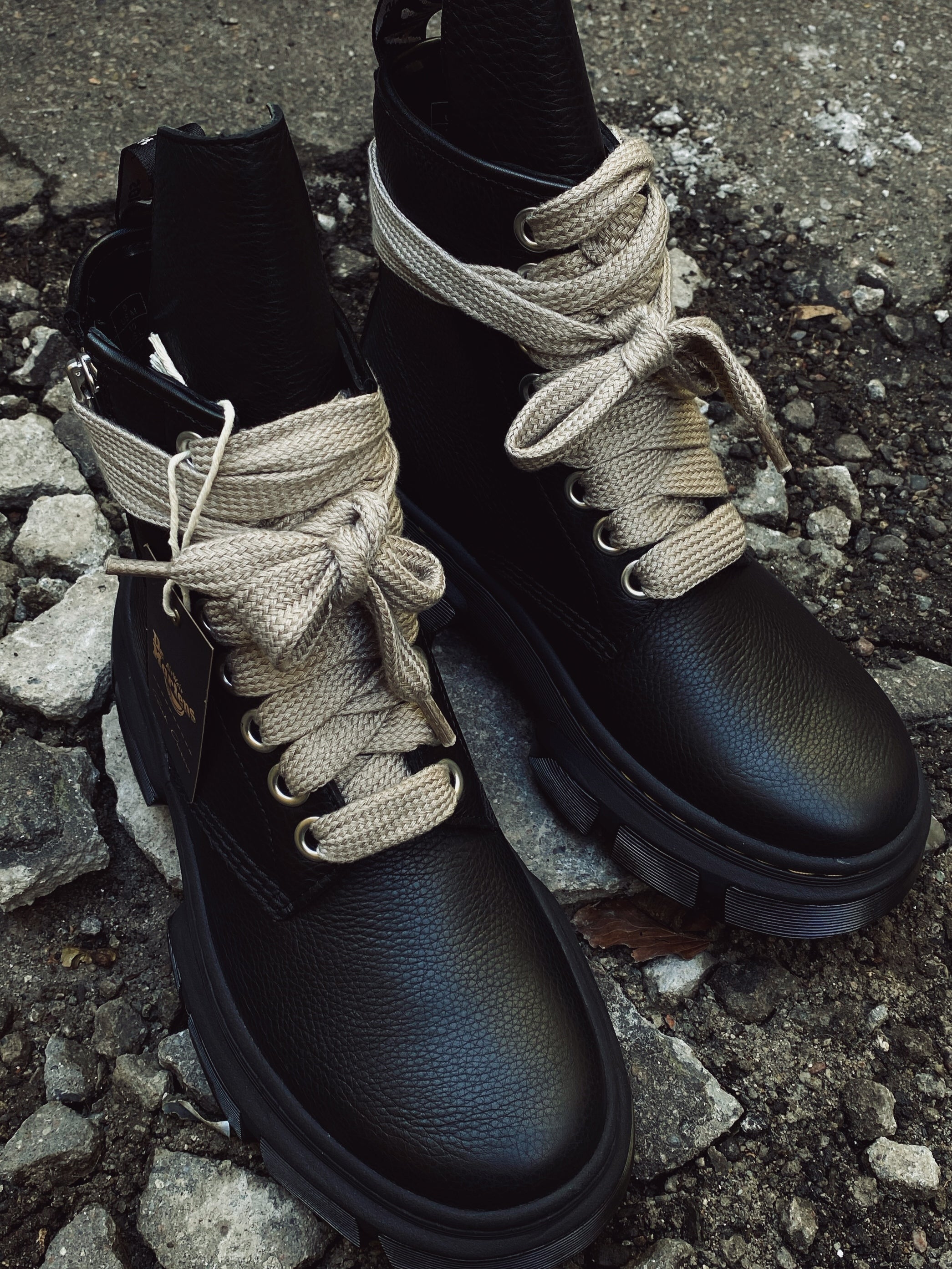 Boots Rick Owens Cop Shoes Rick Owens X Martens DMXL Jumbo