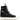 Black high-top sneakers with zipper details from Rick Owens on a white background