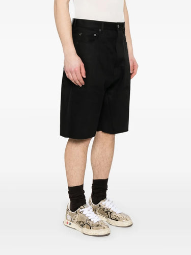 Geth Cutoffs Denim Pants in Black from Rick Owens DRKSHDW