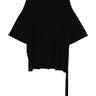 Black oversized t-shirt from Rick Owens DRKSHDW on a white background