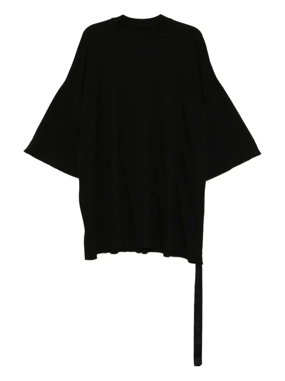 Black oversized t-shirt from Rick Owens DRKSHDW on a white background