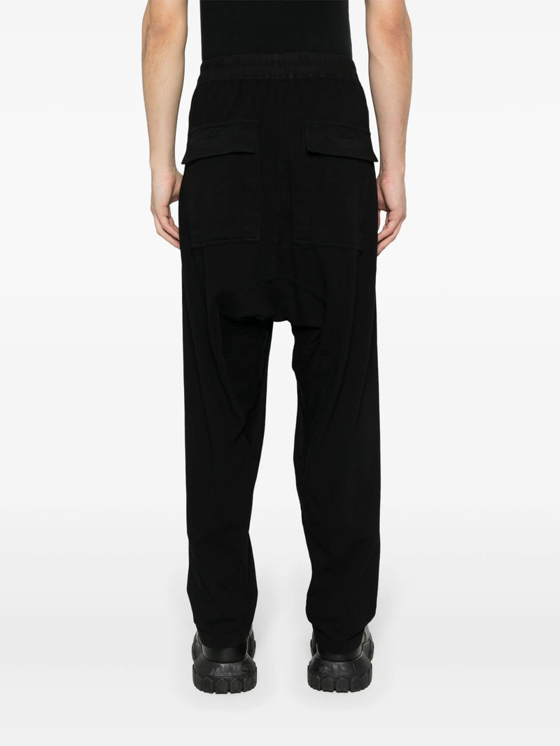 Rick Owens DRKSHDW - Pantaloni classic cargo knit pants in black - 4