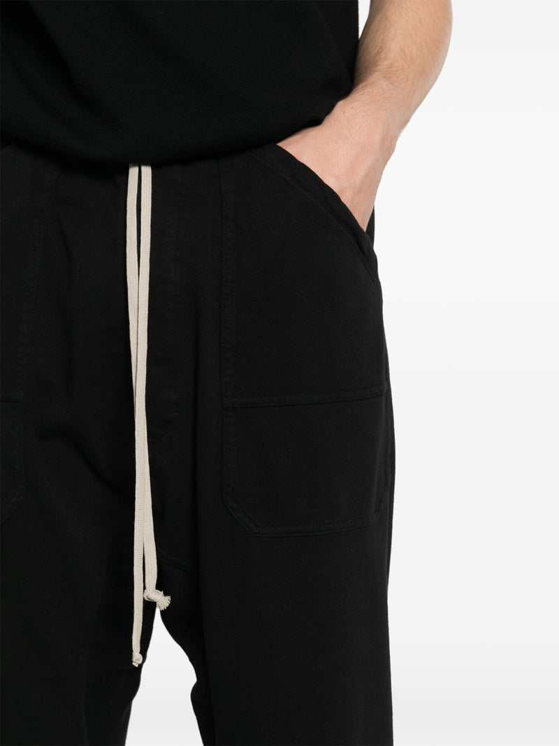 Rick Owens DRKSHDW - Pantaloni classic cargo knit pants in black - 5