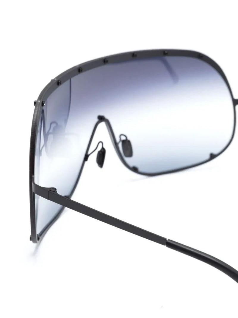 Rick Owens - sunglasses Shield in black - 3