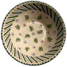 S.H.Y. Ceramics | Lavender Bowl in Lavender flowers on Creme / Green