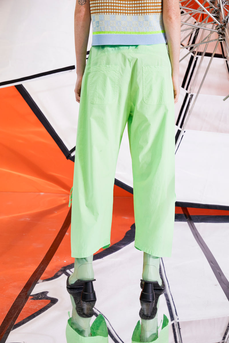 Henrik Vibskov pants - Siesta Pants in summer green