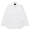 Front view of a white shirt with flower frill details from Simone Rocha on a white background