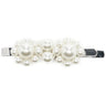 Pearl hair clip on a white background