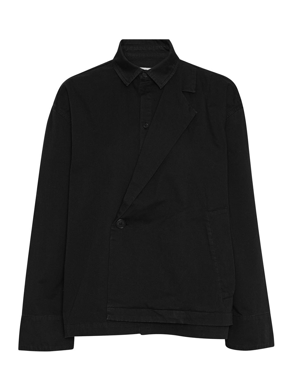 Henrik Vibskov Sjacoat in Black product front view

