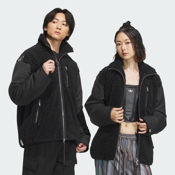 adidas Originals x Song For The Mute - fleece jacket in black - 2