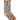Spotlight Socks Femme in Brown Apricot Blue Lines