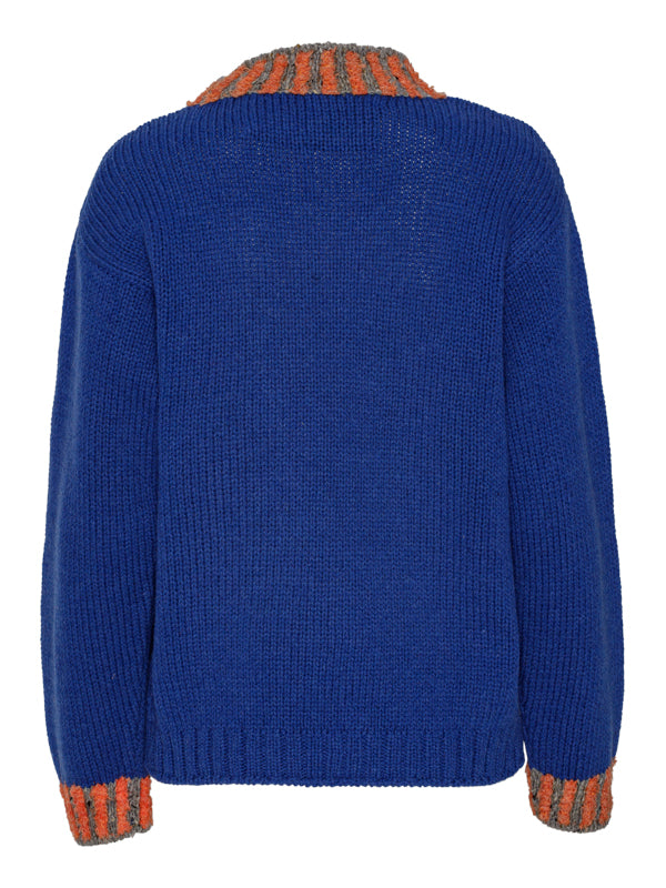 Survival of the Fashionest | Figure Leaf Sweater in Blue