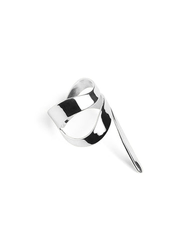 Lily Ring Swirl in Sterling Silver from Vibe Harsløf