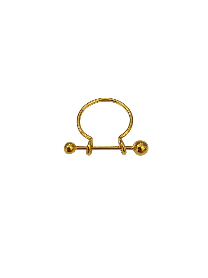 Anna Ring Piercing - Gold