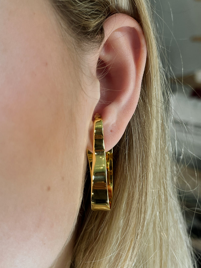 Lily Concha Earring - Gold Plated