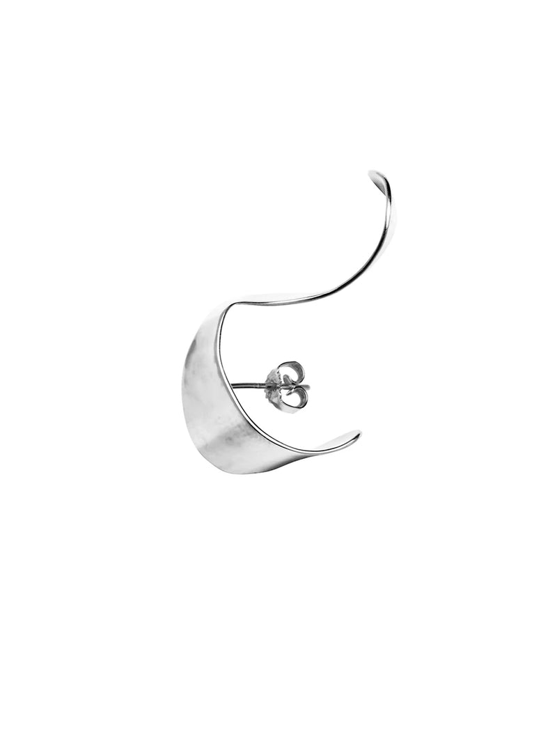Lily Concha Earring - Left - Silver