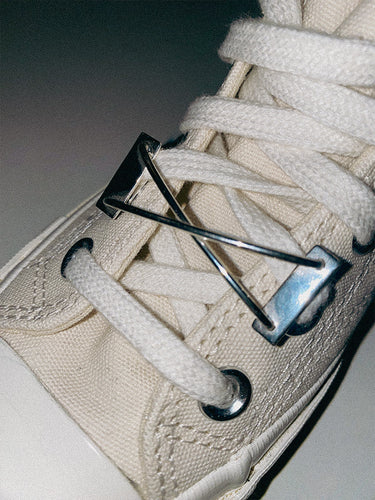 Lily Lacepiece Shoelace - Silver-[-Vibe Harsløf-2