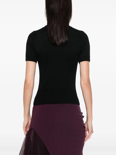 Bea Turtleneck Tee - Black-[-Vivienne Westwood-3