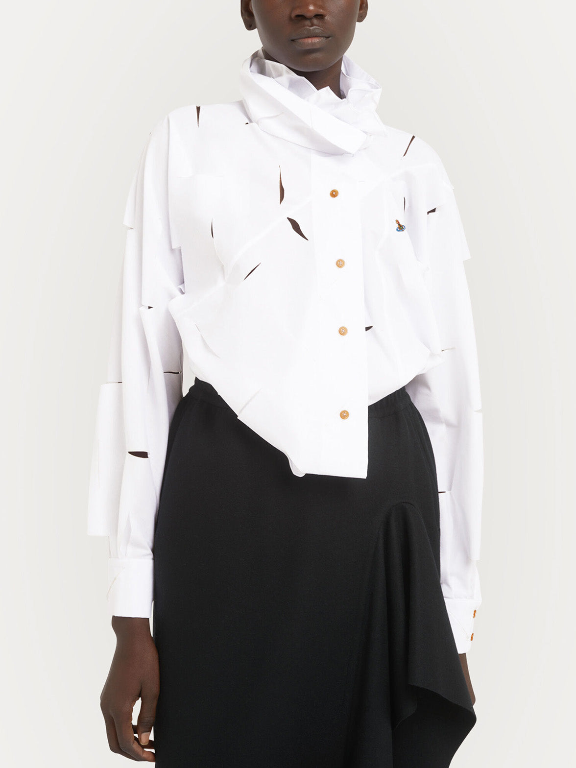 Halston Blouse - White-[-Vivienne Westwood-4