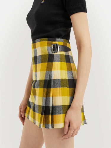 Mini Kilt - Pixel Check-[-Vivienne Westwood-4