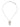 Rigoberta Pearl Pendant in Platinum/Crystal Velvet/Creamrose by Vivienne Westwood, silver-tone necklace with crystal-pave bow pendant featuring Orb motif, cream pearl and teardrop pearl drop, lobster-claw fastening, Spring/Summer 2026