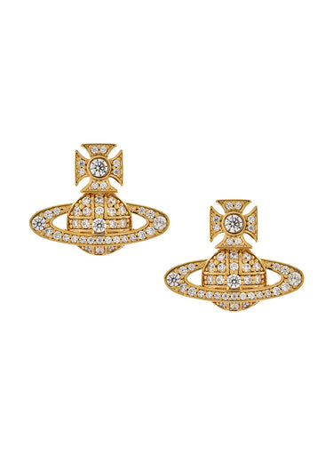 Vivienne Westwood - Carmela Bas Relief earrings in gold - 3