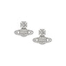 Vivienne Westwood - Carmela Bas Relief earrings in platinum - 1