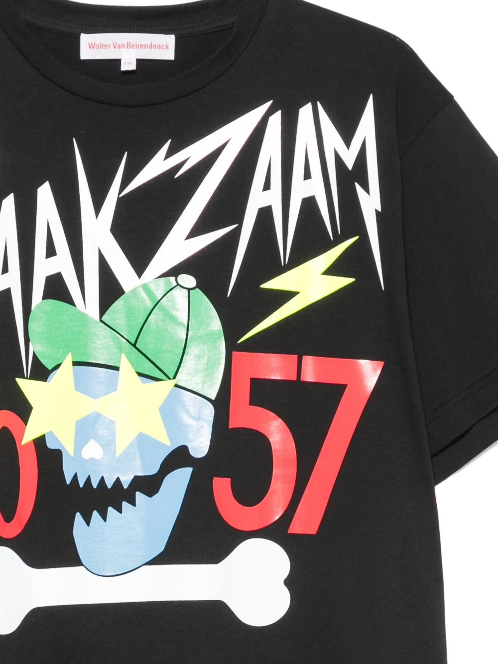 Walter Van Beirendonck cotton crew neck T-shirt in black