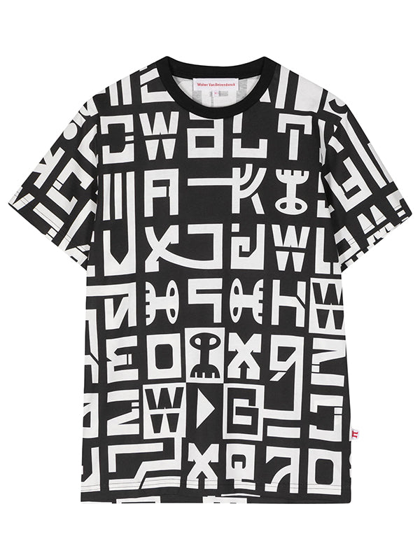 Walter Van Beirendonck │ Alien Alphabet Oversized T-shirt – Henrik ...