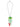 Walter Van Beirendonck - Beam Me Up Jewel Necklace in Green