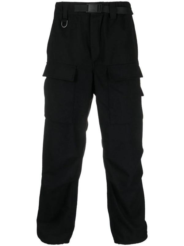 Y-3 pants - Flannel Cargo Pants black