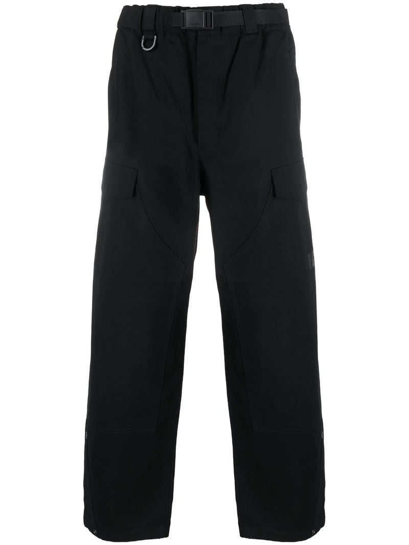 Y-3 - graphic workwear pants in black - 1