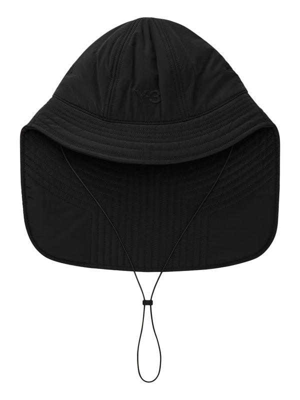 Quilted Bucket Hat - Black